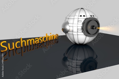Illustration: Suchmaschine Roboter Suchmaschine Roboter