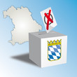 Landtagswahl Bayern Wahlurne