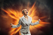 businesswoman in anger