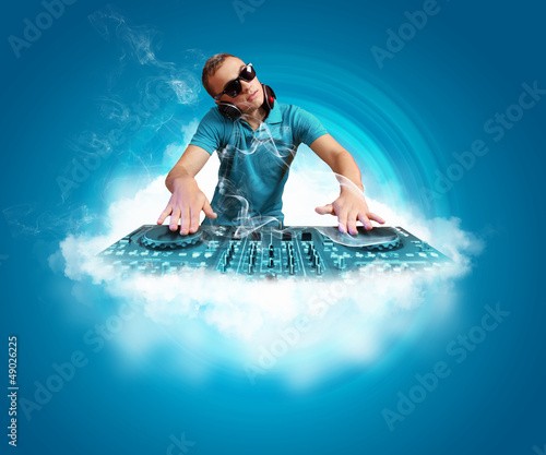 Photo: dj and mixer dj and mixer