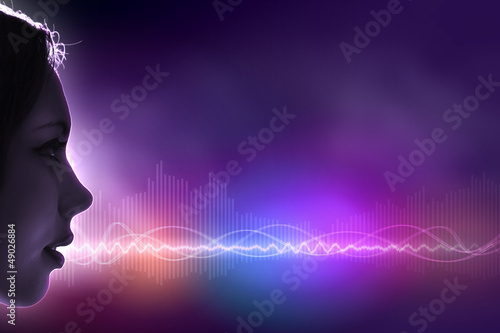 Photo: Sound wave illustration Sound wave illustration