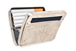 Antique silver case for cigarettes