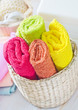 color towels