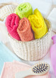 color towels