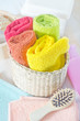 color towels
