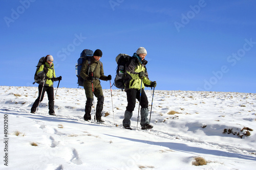 Photo: Winter hike. Winter hike.
