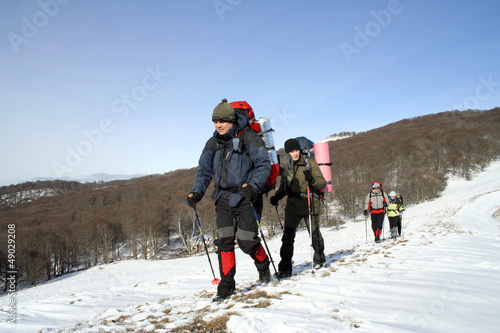 Photo: Winter hike. Winter hike.