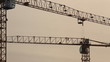 Lifting construction crane. construction site