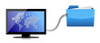 Computer and folder network