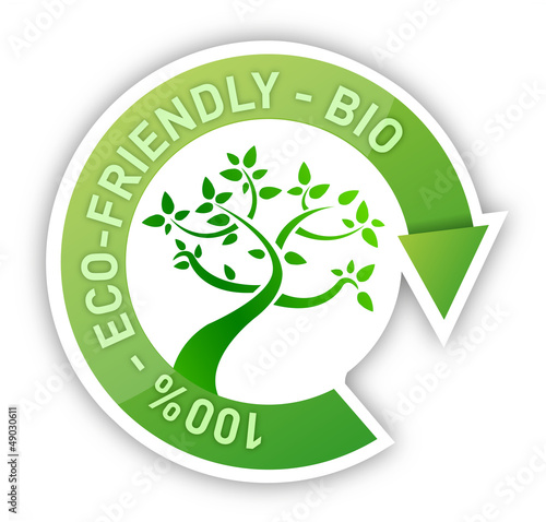 Illustration: organic sign tree cycle organic sign tree cycle