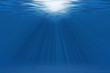unter wasser lichtstrahlen