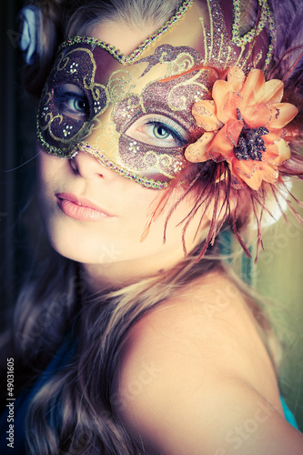 Photo: closeup mask closeup mask