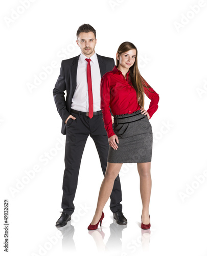 Photo: business couple business couple