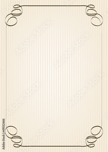 Vector: retro frame on yellowish background retro frame on yellowish background