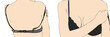 Woman with bra