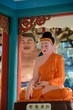 Meditating Buddha in lotus position