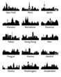 Vektor: city silhouette vector 15 city silhouette vector 15