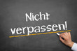 Nicht verpassen!