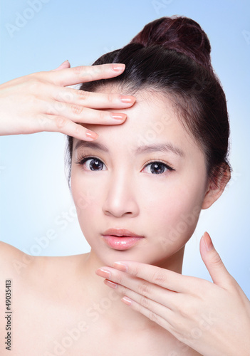 Photo: beauty of a woman face beauty of a woman face