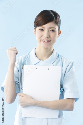 Photo: 看護師・ブルーバック 看護師・ブルーバック