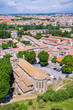 Aerial view on Carcassonne town. France