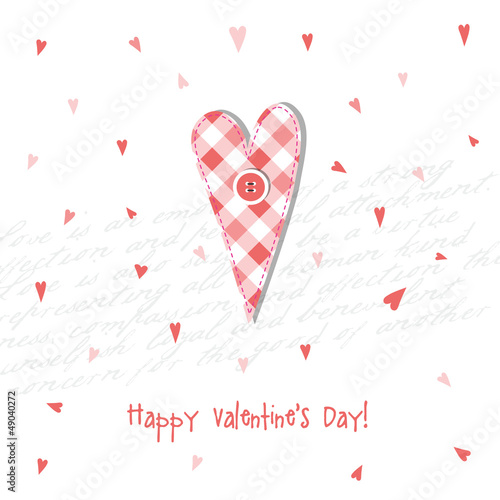 Vector: Valentine's card with copy space Valentine's card with copy space