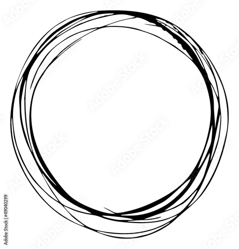 Illustration: leerer Kreis... leerer Kreis...