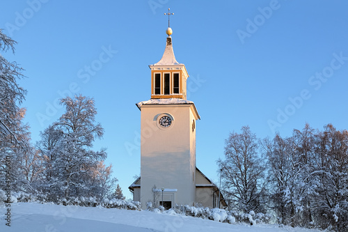 Photo: Dorotea Church in winter, Sweden Dorotea Church in winter, Sweden