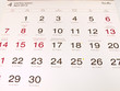 April 2013  Gregorian and lunar calender from Thailand