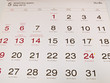May 2013  Gregorian and lunar calender from Thailand