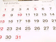 December 2013  Gregorian and lunar calender from Thailand