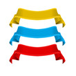 Illustration: Trois banderoles primaires Trois banderoles primaires