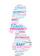 PREGNANCY Tag Cloud (pregnant woman maternity birth mother baby)