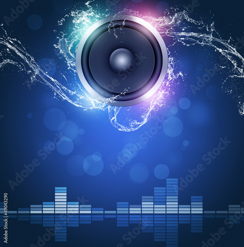 Illustration: Music Background Music Background