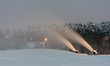 Photo: Cannons making snow Cannons making snow
