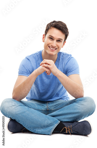Photo: Casual man sitting Casual man sitting