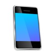 blank smartphone perspective