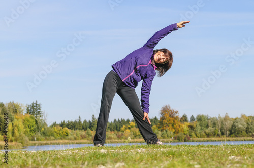 Photo: Stretching in frischer Luft Stretching in frischer Luft