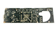 Scheme video card with screwdriver on a white