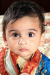 Indian Baby Boy in Traditional Indian Outfit