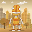 Robot (retro colors)