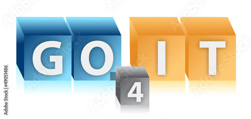 Illustration: go four it – go for it cubes go four it – go for it cubes