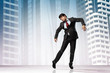 Puppet businessman