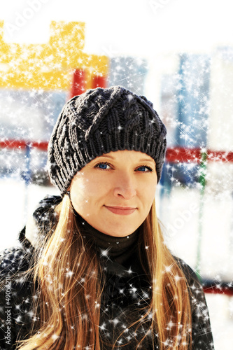 Photo: Winter portrait Winter portrait