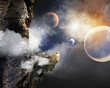 Image of planets in space