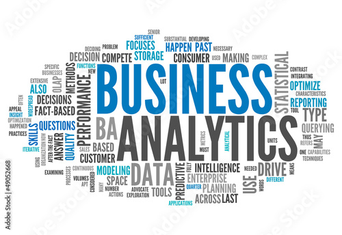 Illustration: Word Cloud "Business Analytics" Word Cloud "Business Analytics"