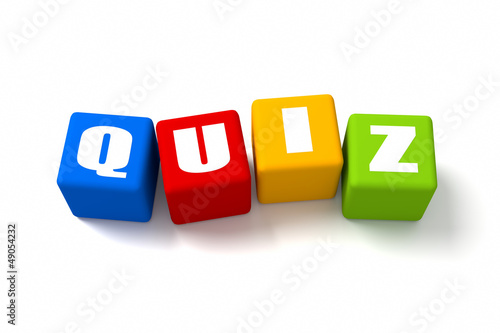 Illustration: Quiz Colored Cubes Quiz Colored Cubes