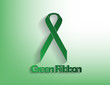 Green awareness Ribbon