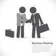 Vector: business meeting - investment / partner concept business meeting - investment / partner concept