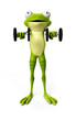 Illustration: 3d rendered illustration of a funny frog 3d rendered illustration of a funny frog